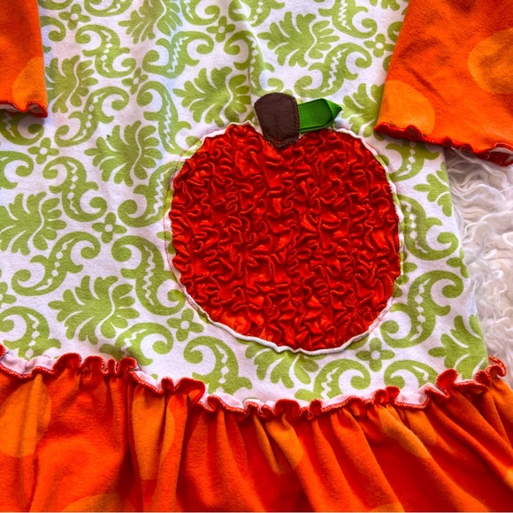 Molly & Millie Pumpkin Tunic Dress Sz 5 - Picture 2 of 3